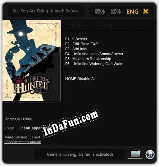 Sir, You Are Being Hunted: Reinvented Edition: Cheats, Trainer +6 [CheatHappens.com]