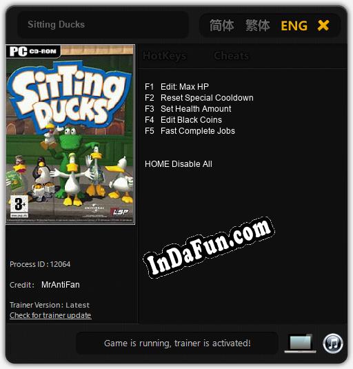 Sitting Ducks: Trainer +5 [v1.9]