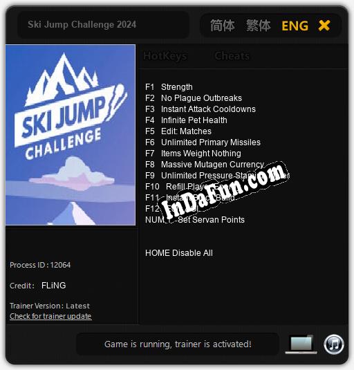 Ski Jump Challenge 2024: Cheats, Trainer +13 [FLiNG]