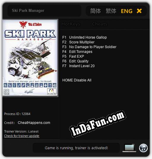 Trainer for Ski Park Manager [v1.0.9]