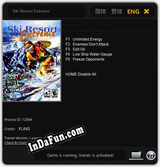 Ski Resort Extreme: TRAINER AND CHEATS (V1.0.54)