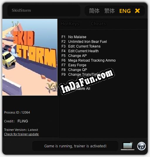 Trainer for SkidStorm [v1.0.2]