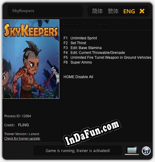 SkyKeepers: Cheats, Trainer +6 [FLiNG]