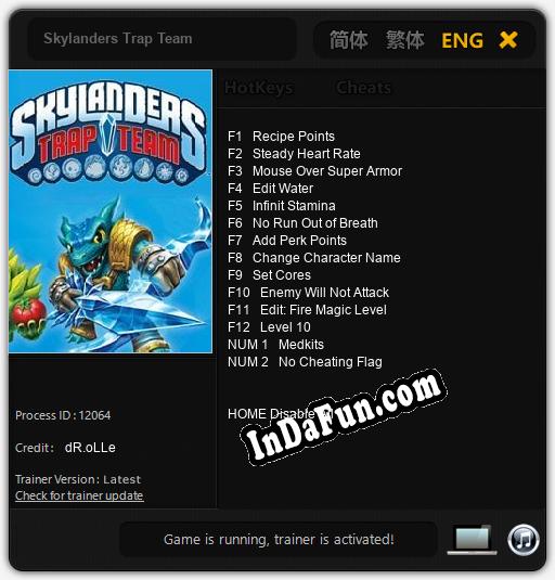 Skylanders Trap Team: Trainer +14 [v1.8]