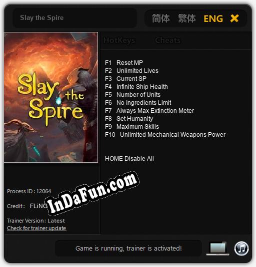 Trainer for Slay the Spire [v1.0.4]