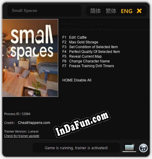 Small Spaces: Trainer +7 [v1.3]