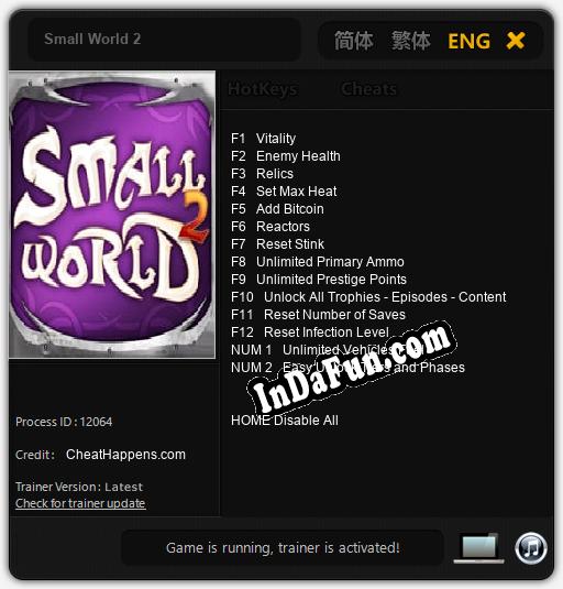 Small World 2: Trainer +14 [v1.7]
