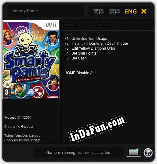 Smarty Pants: TRAINER AND CHEATS (V1.0.83)