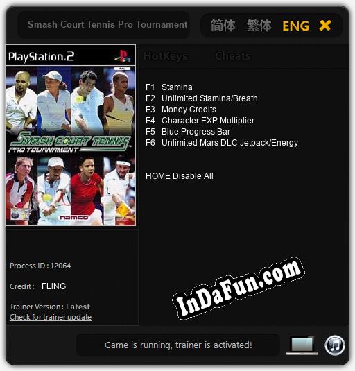 Smash Court Tennis Pro Tournament: Trainer +6 [v1.8]