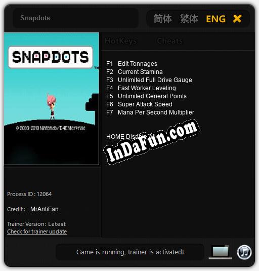 Snapdots: Cheats, Trainer +7 [MrAntiFan]