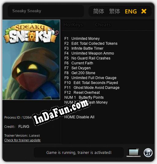 Sneaky Sneaky: TRAINER AND CHEATS (V1.0.11)