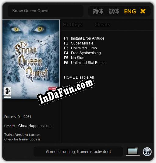 Trainer for Snow Queen Quest [v1.0.1]