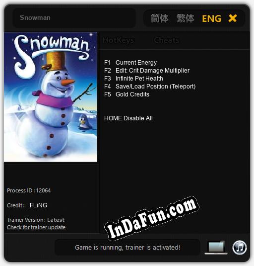 Trainer for Snowman [v1.0.2]