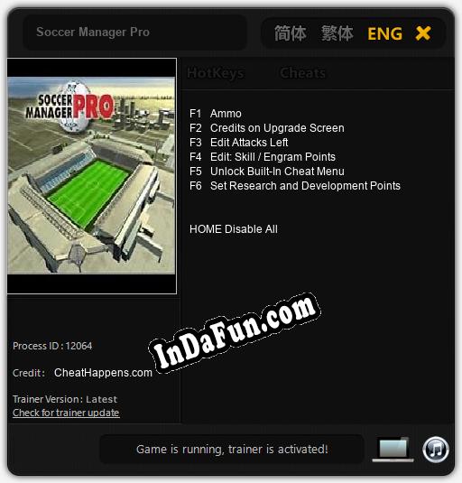 Soccer Manager Pro: Trainer +6 [v1.4]