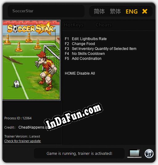 Trainer for SoccerStar [v1.0.9]