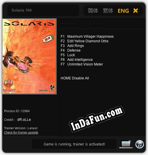 Solaris 104: Trainer +7 [v1.4]