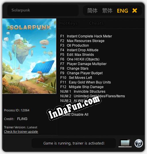 Solarpunk: Cheats, Trainer +15 [FLiNG] » Free Download PC Games ...