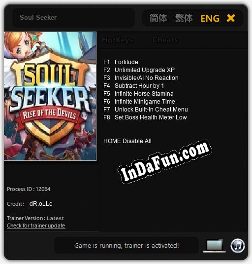 Soul Seeker: TRAINER AND CHEATS (V1.0.82)