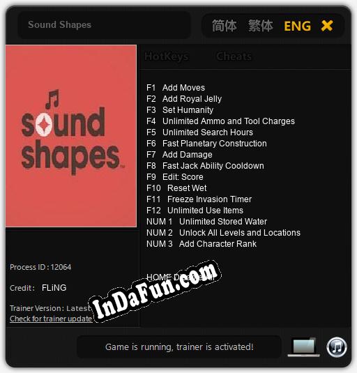 Sound Shapes: Cheats, Trainer +15 [FLiNG]