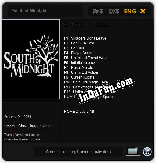 South of Midnight: TRAINER AND CHEATS (V1.0.54)