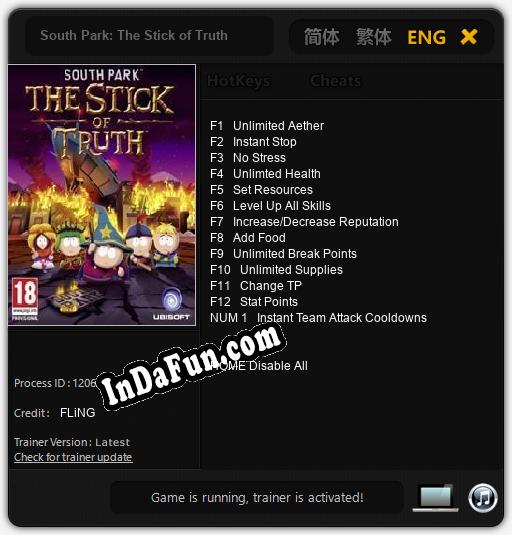 South Park: The Stick of Truth: Cheats, Trainer +13 [FLiNG]