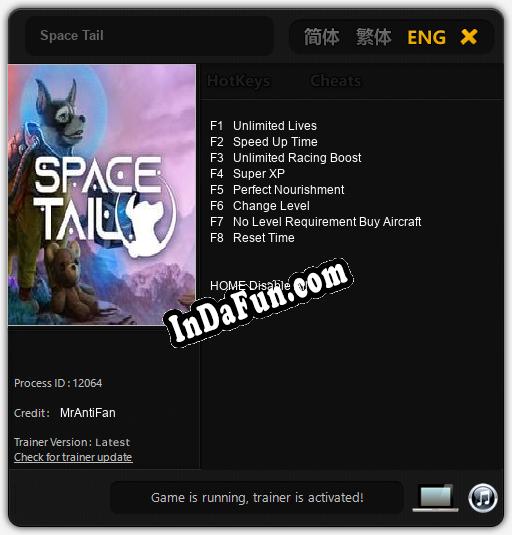 Space Tail: Trainer +8 [v1.8]