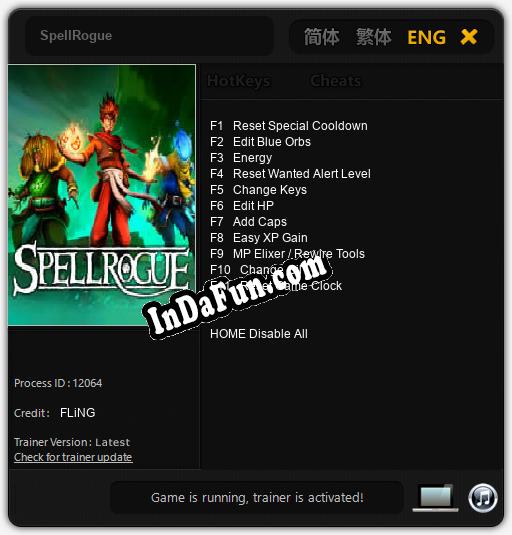 Trainer for SpellRogue [v1.0.9]