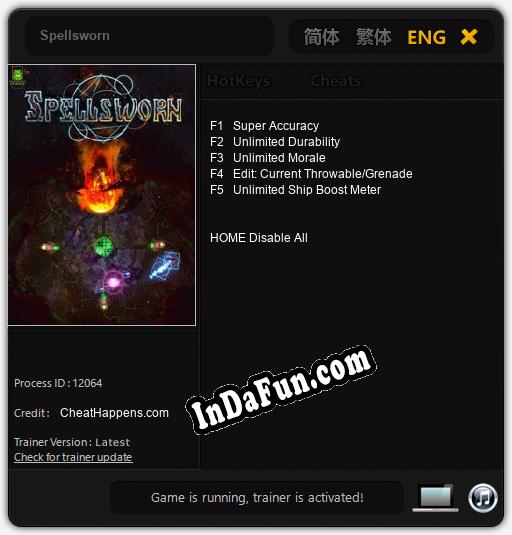 Spellsworn: Cheats, Trainer +5 [CheatHappens.com]