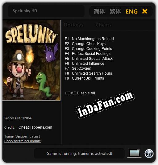 Spelunky HD: Trainer +9 [v1.3]