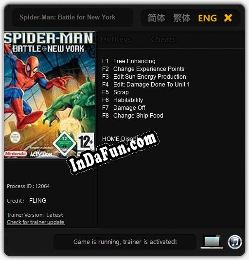 Spider-Man: Battle for New York: Trainer +8 [v1.6]