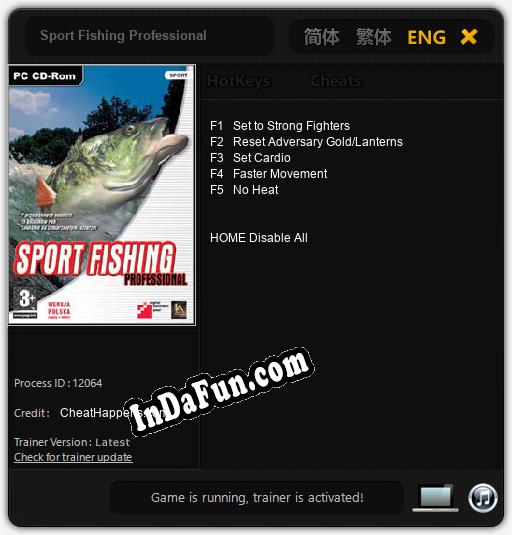 Sport Fishing Professional: TRAINER AND CHEATS (V1.0.56)