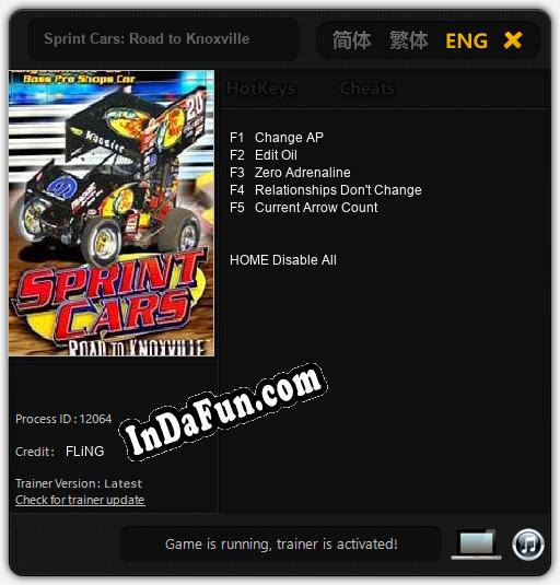 Sprint Cars Road to Knoxville Trainer +5 [v1.3] » Free Download PC