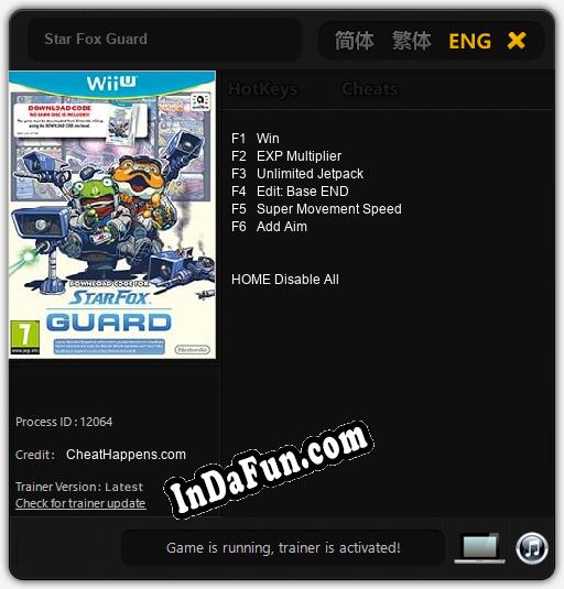 Star Fox Guard: TRAINER AND CHEATS (V1.0.87)