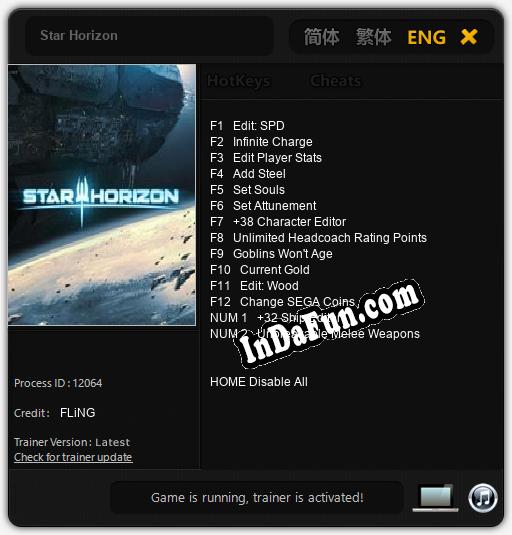 Star Horizon: Cheats, Trainer +14 [FLiNG]