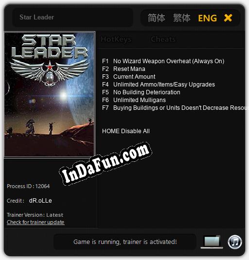 Star Leader: TRAINER AND CHEATS (V1.0.68)
