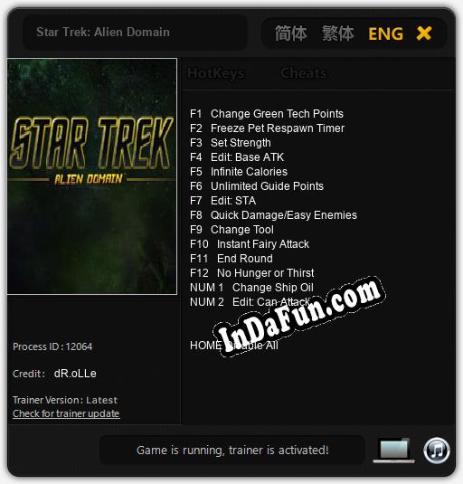 Star Trek: Alien Domain: Trainer +14 [v1.8]