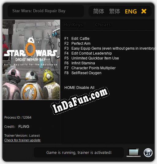 Trainer for Star Wars: Droid Repair Bay [v1.0.6]