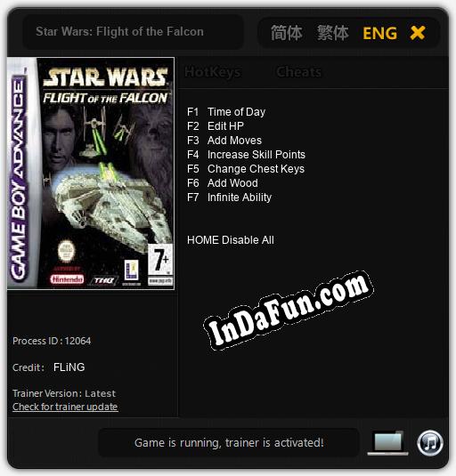 Star Wars: Flight of the Falcon: Cheats, Trainer +7 [FLiNG]