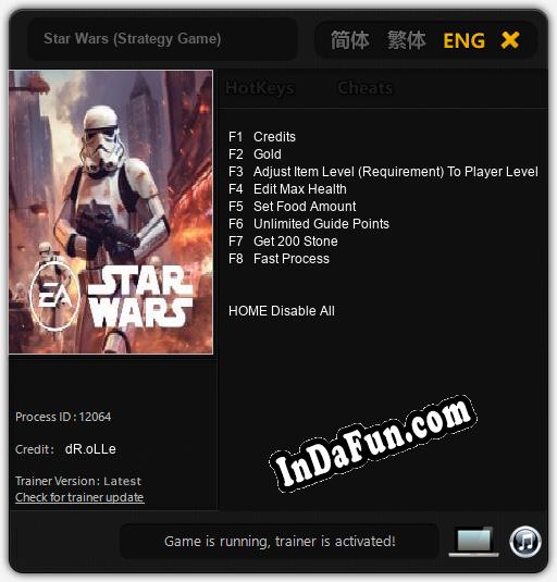 Star Wars (Strategy Game): Cheats, Trainer +8 [dR.oLLe]