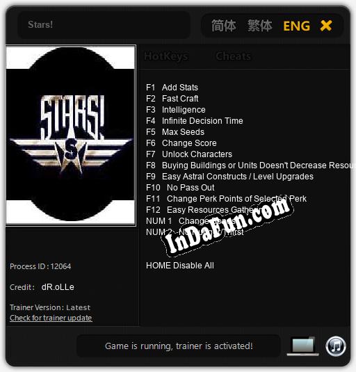 Trainer for Stars! [v1.0.3]