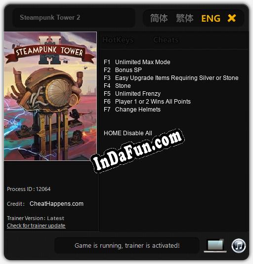 Steampunk Tower 2: TRAINER AND CHEATS (V1.0.27)