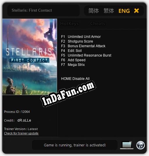 Stellaris: First Contact: TRAINER AND CHEATS (V1.0.65)