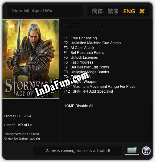 Stormfall: Age of War: Cheats, Trainer +12 [dR.oLLe]