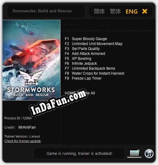 Stormworks: Build and Rescue: TRAINER AND CHEATS (V1.0.4)