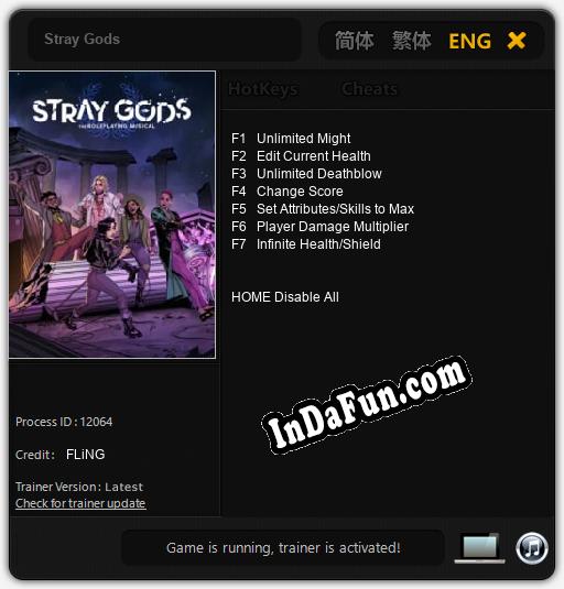 Stray Gods: Cheats, Trainer +7 [FLiNG]