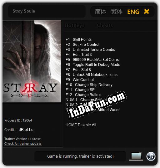 Stray Souls: Cheats, Trainer +15 [dR.oLLe]