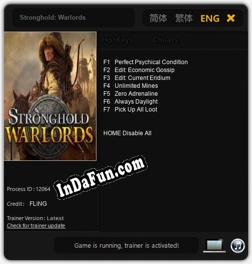 Stronghold: Warlords: Cheats, Trainer +7 [FLiNG]