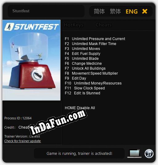 Trainer for Stuntfest [v1.0.1]