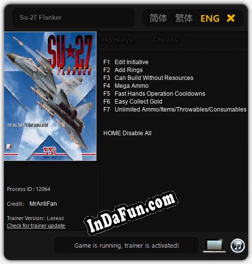 Su-27 Flanker: Trainer +7 [v1.5]