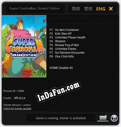 Super ComboMan: Smash Edition: Trainer +8 [v1.2]